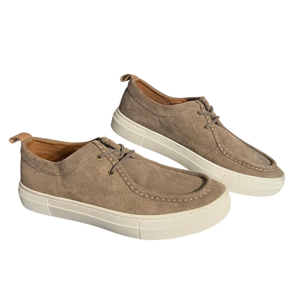 Steve Madden Shoes Mens Size 11 Brown Suede Ryeker Moc Toe Sneakers RYEK01M1